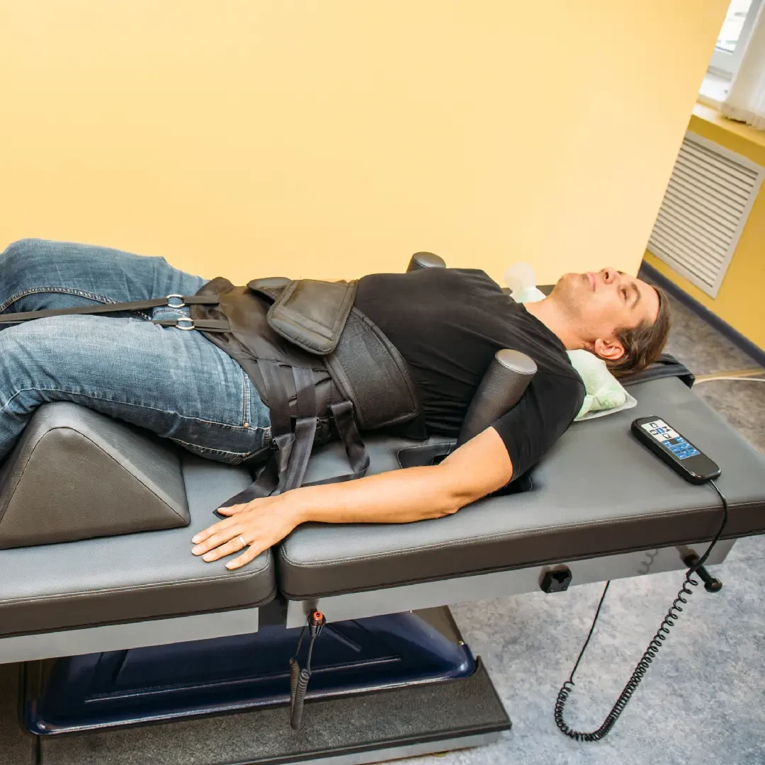 Spinal decompression table at Back To Mind Orlando